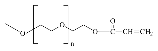 mPEGAc1K structural formula